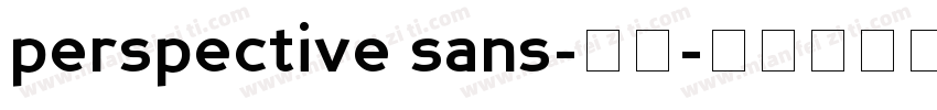 perspective sans-粗体字体转换